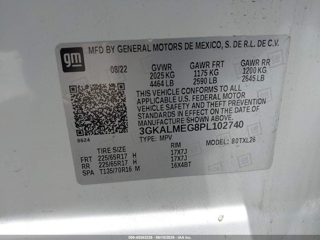 3GKALMEG8PL102740 2023 GMC TERRAIN photo no. 9