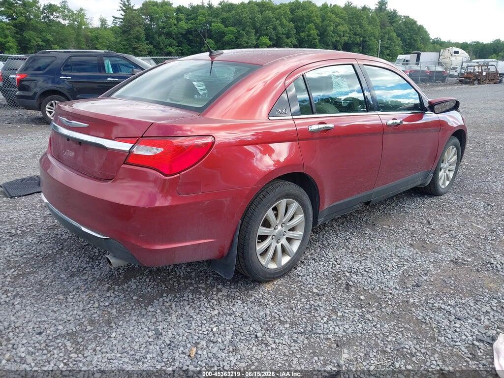 1C3CCBBB9DN501268 2013 CHRYSLER 200 photo no. 4
