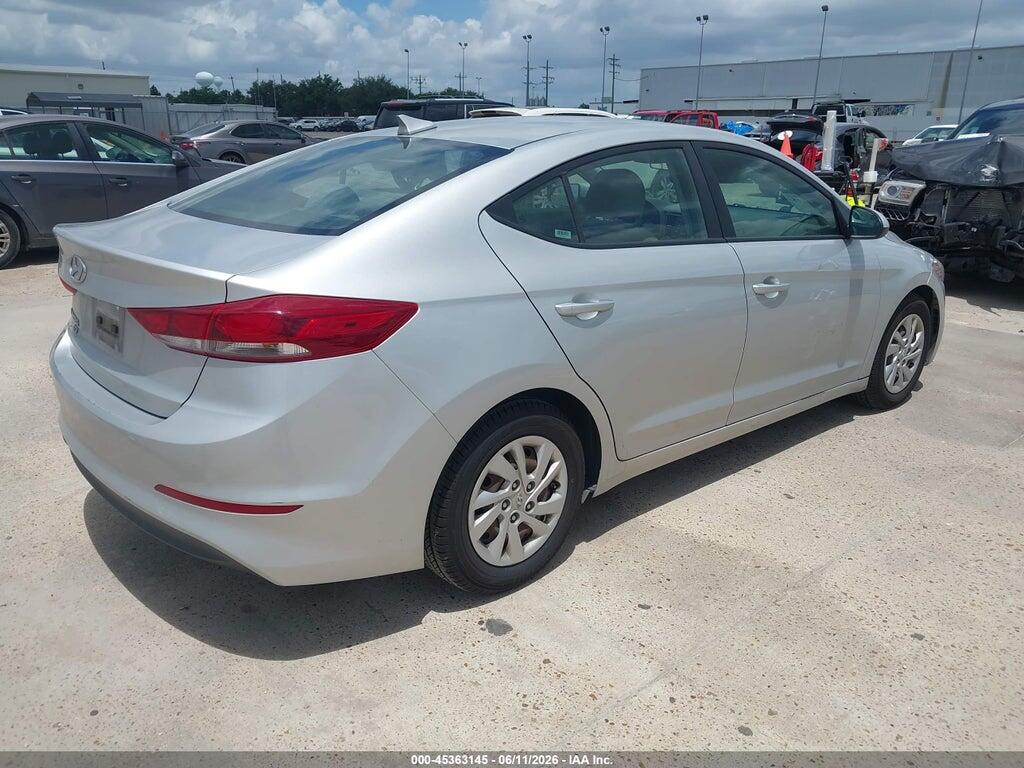 5NPD74LF4HH182918 2017 HYUNDAI ELANTRA photo no. 4