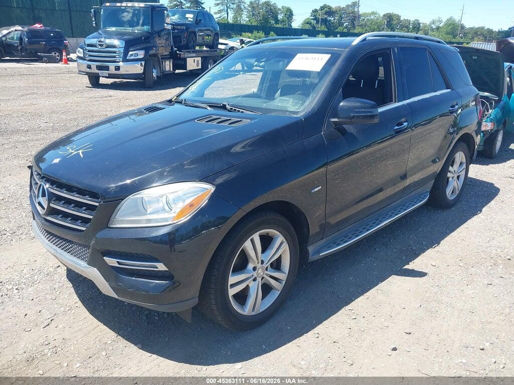 4JGDA5HB7CA028793 2012 MERCEDES-BENZ ML 350 photo no. 2