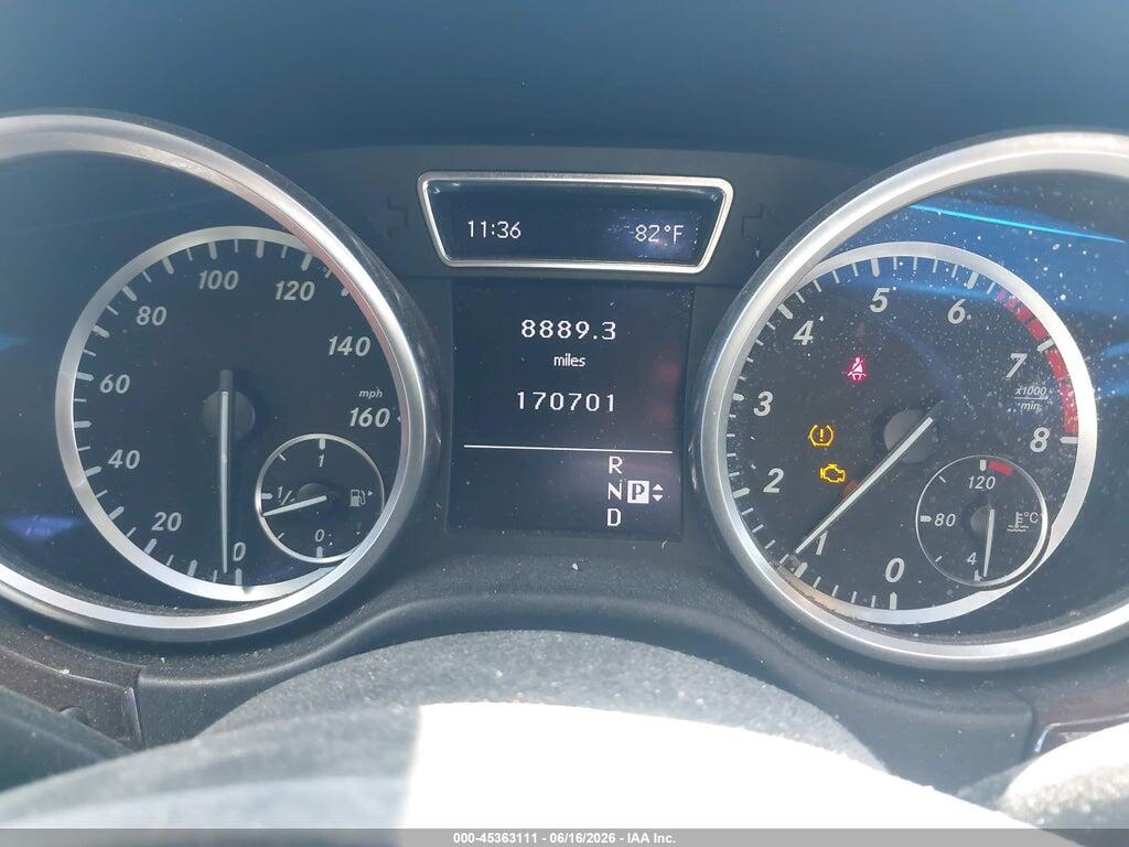 4JGDA5HB7CA028793 2012 MERCEDES-BENZ ML 350 photo no. 7