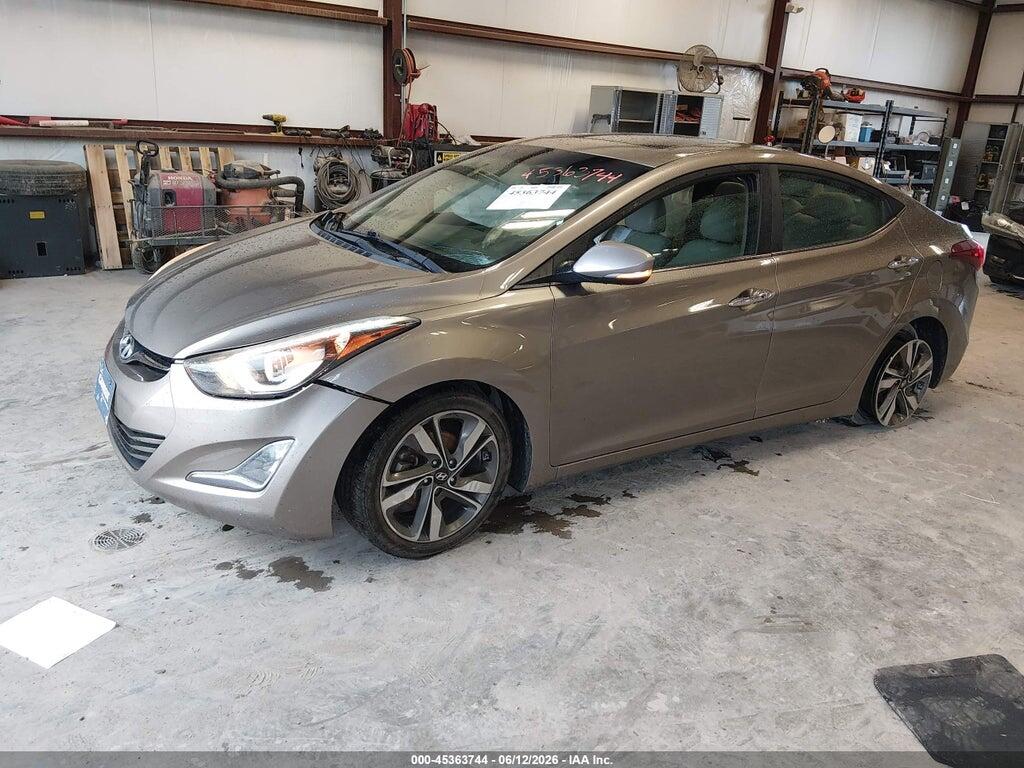5NPDH4AE4FH585706 2015 HYUNDAI ELANTRA photo no. 2