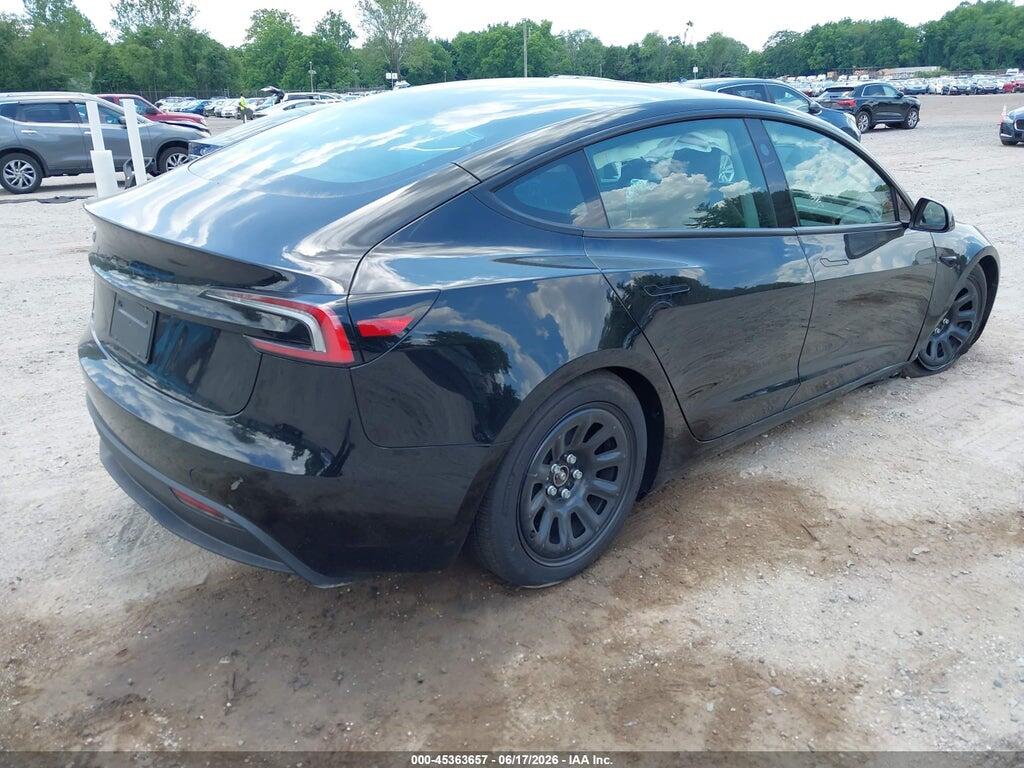 5YJ3E1EA9TF177321 2026 TESLA MODEL 3 photo no. 4