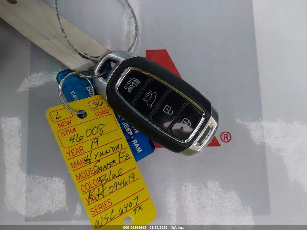 5NMS53AAXKH094619 2019 HYUNDAI SANTA FE photo no. 11