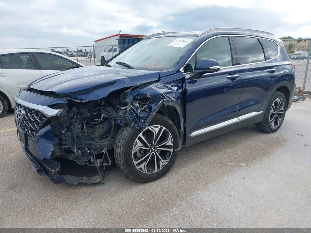 5NMS53AAXKH094619 2019 HYUNDAI SANTA FE photo no. 2