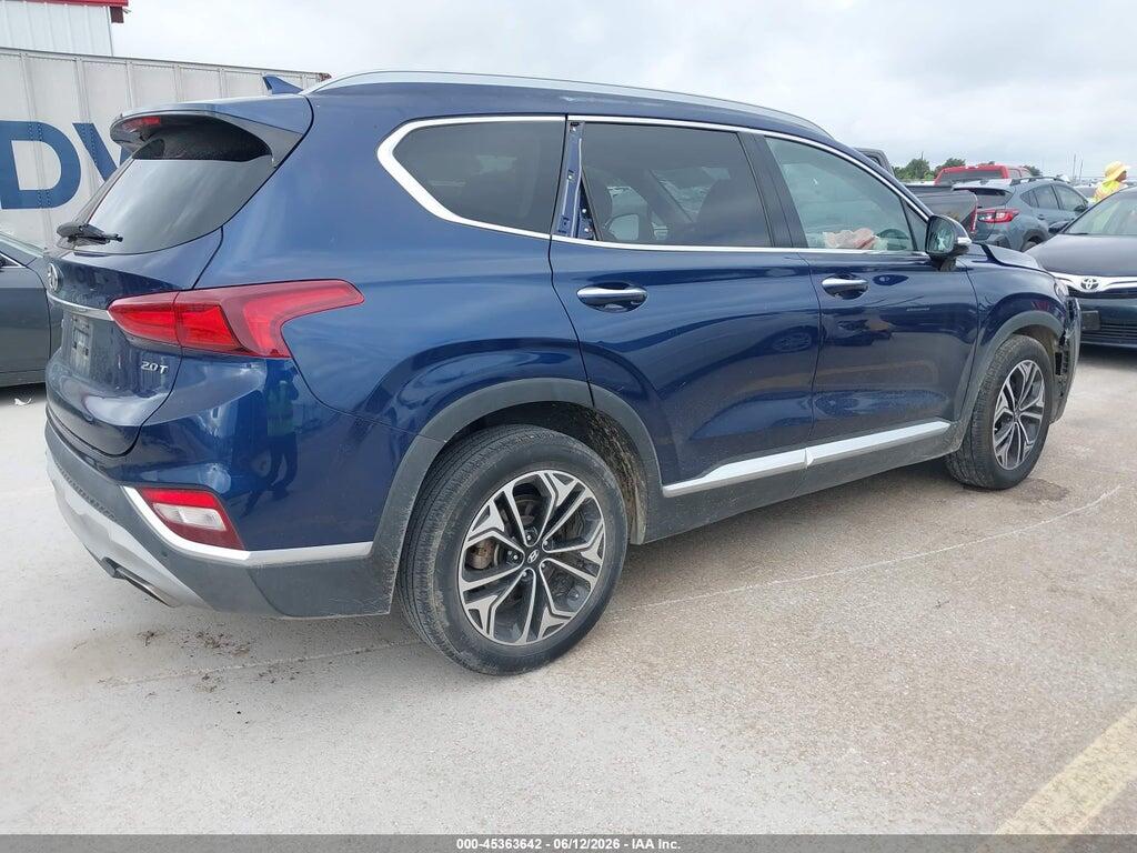5NMS53AAXKH094619 2019 HYUNDAI SANTA FE photo no. 4