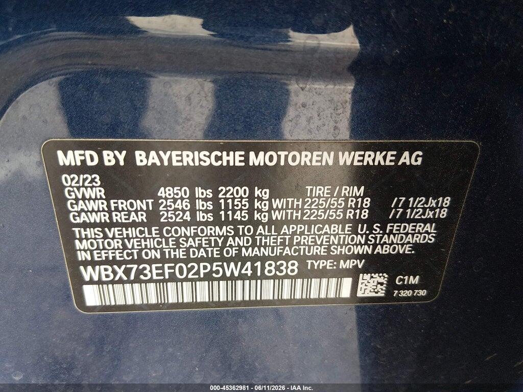 WBX73EF02P5W41838 2023 BMW X1 photo no. 9