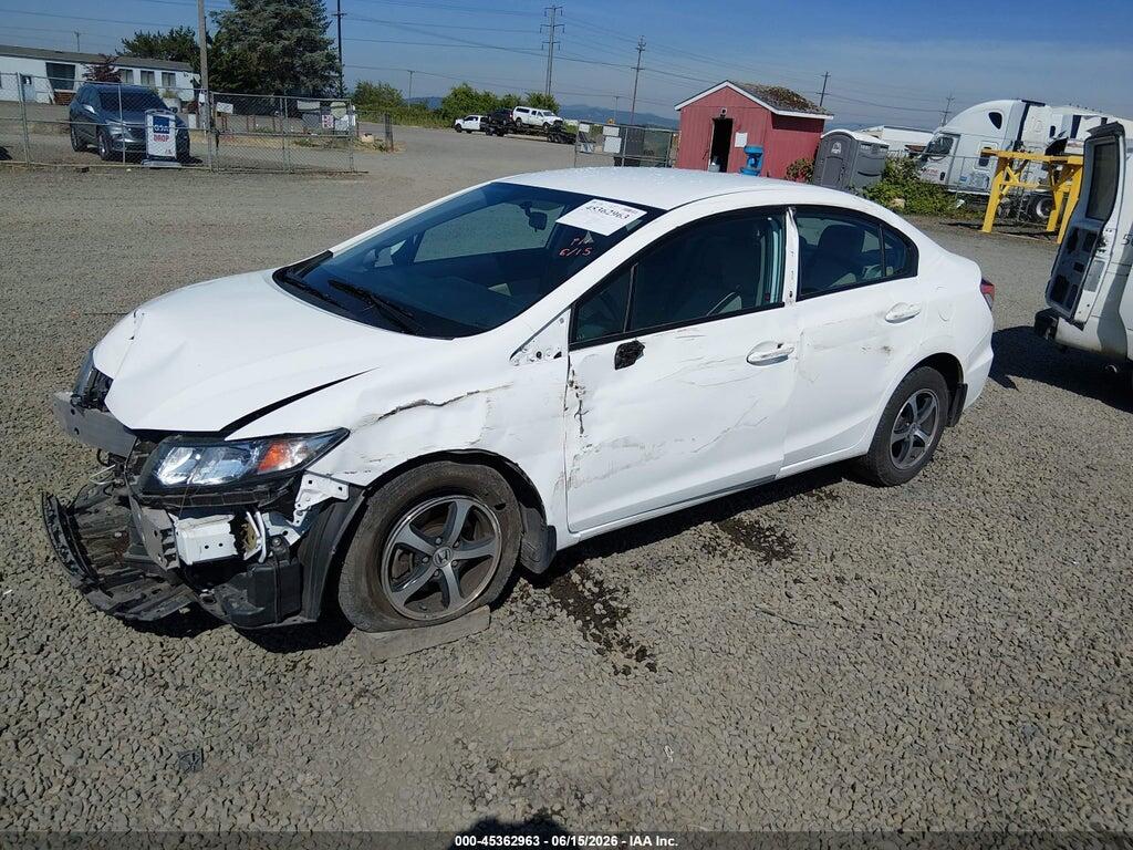 2HGFB2F78FH526466 2015 HONDA CIVIC photo no. 2