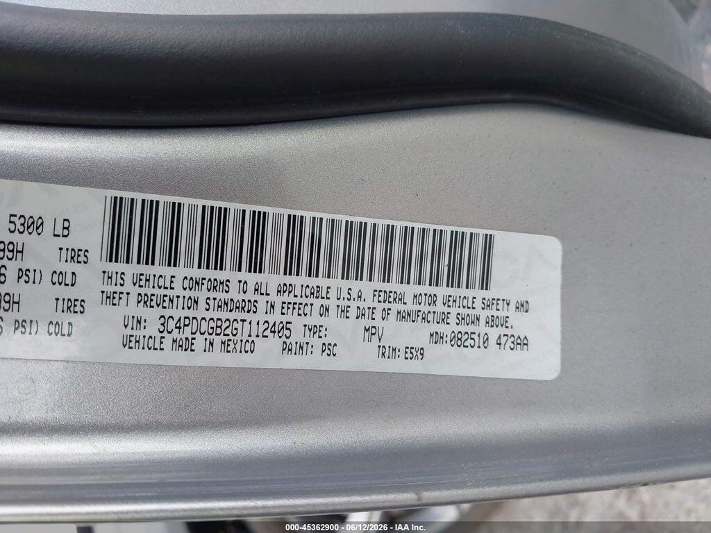 3C4PDCGB2GT112405 2016 DODGE JOURNEY photo no. 9