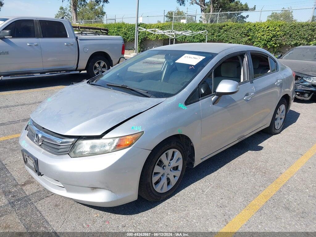 19XFB2F54CE378157 2012 HONDA CIVIC photo no. 2