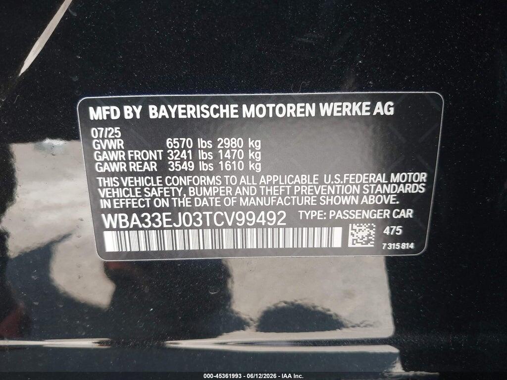 WBA33EJ03TCV99492 2026 BMW 760I photo no. 9