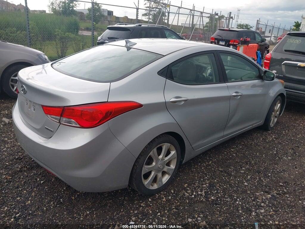 5NPDH4AE0CH092987 2012 HYUNDAI ELANTRA photo no. 4