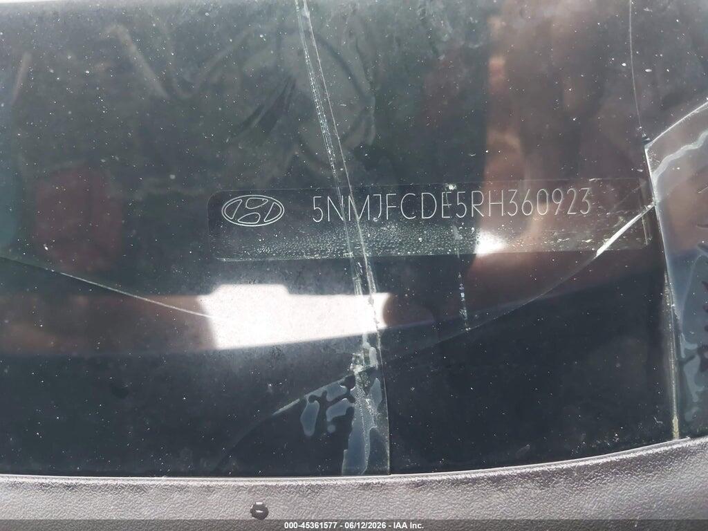 5NMJFCDE5RH360923 2024 HYUNDAI TUCSON photo no. 9