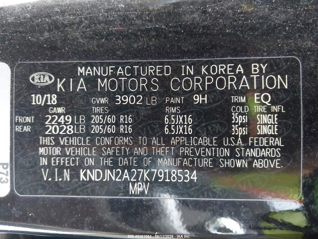 KNDJN2A27K7918534 2019 KIA SOUL photo no. 9