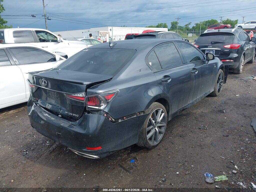 JTHCZ1BL7HA005233 2017 LEXUS GS 350 photo no. 4