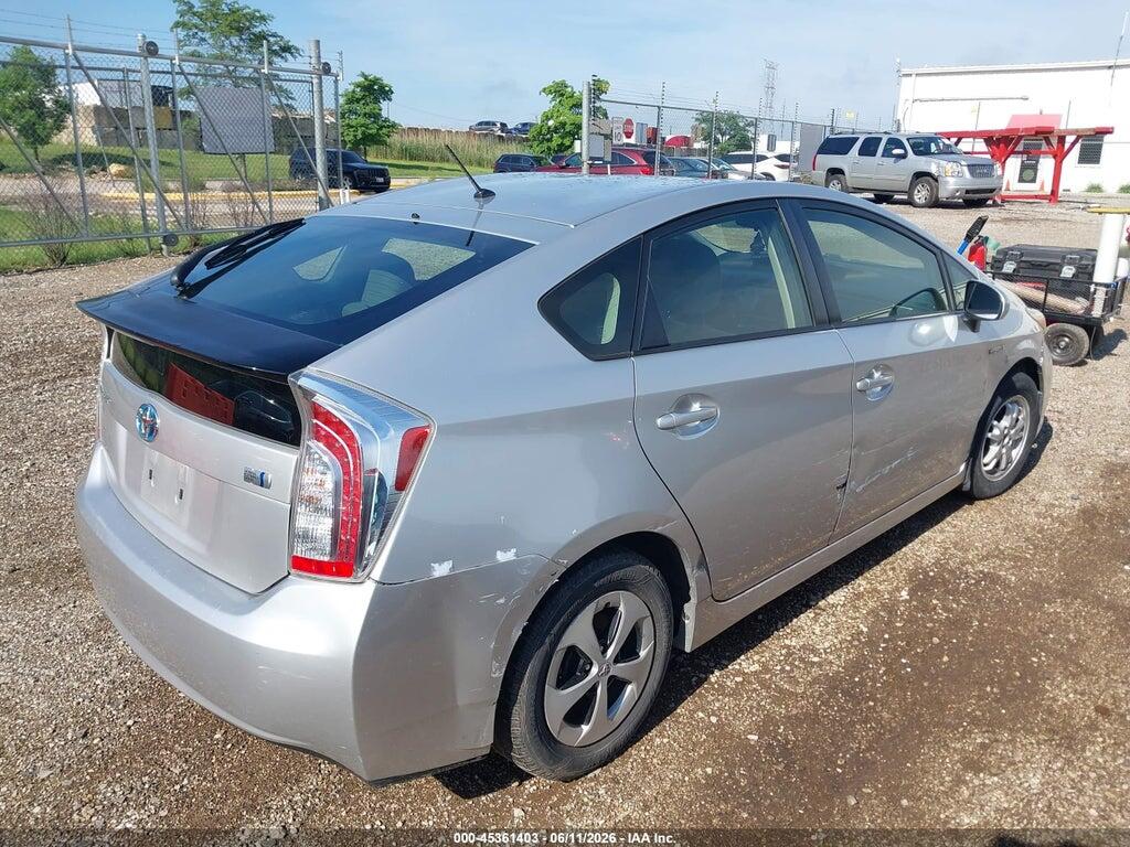 JTDKN3DU8E1736713 2014 TOYOTA PRIUS photo no. 4