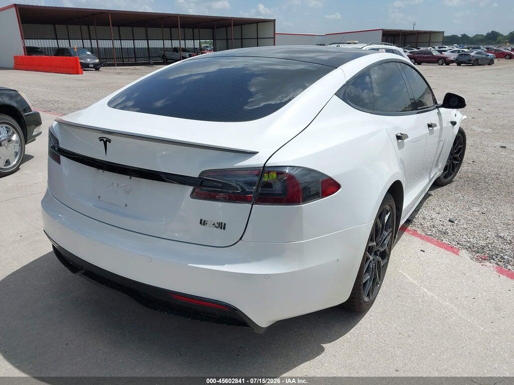 5YJSA1E61MF452586 2021 TESLA MODEL S photo no. 4