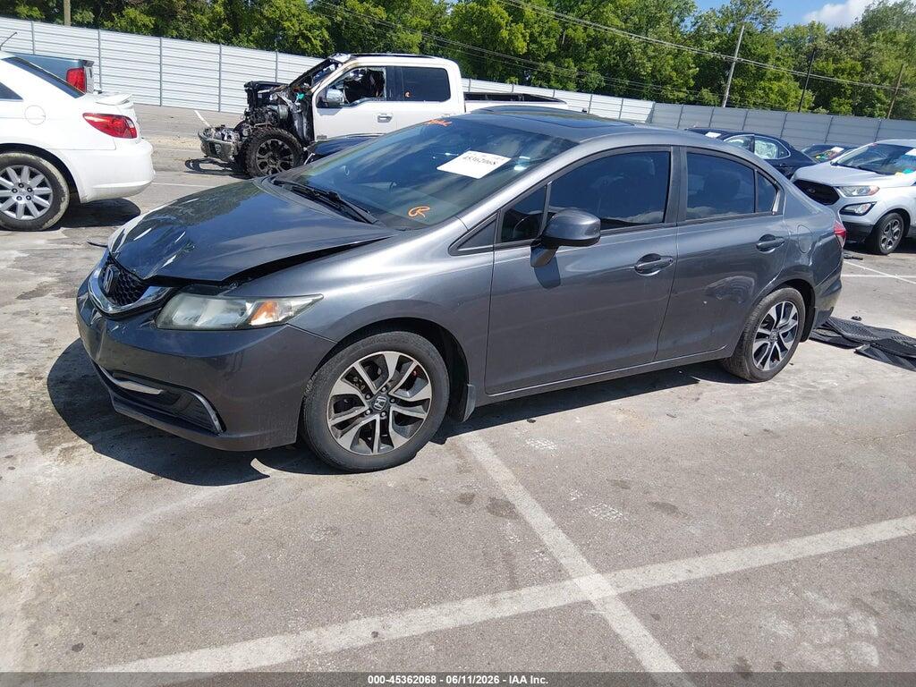 19XFB2F84DE074631 2013 HONDA CIVIC photo no. 2