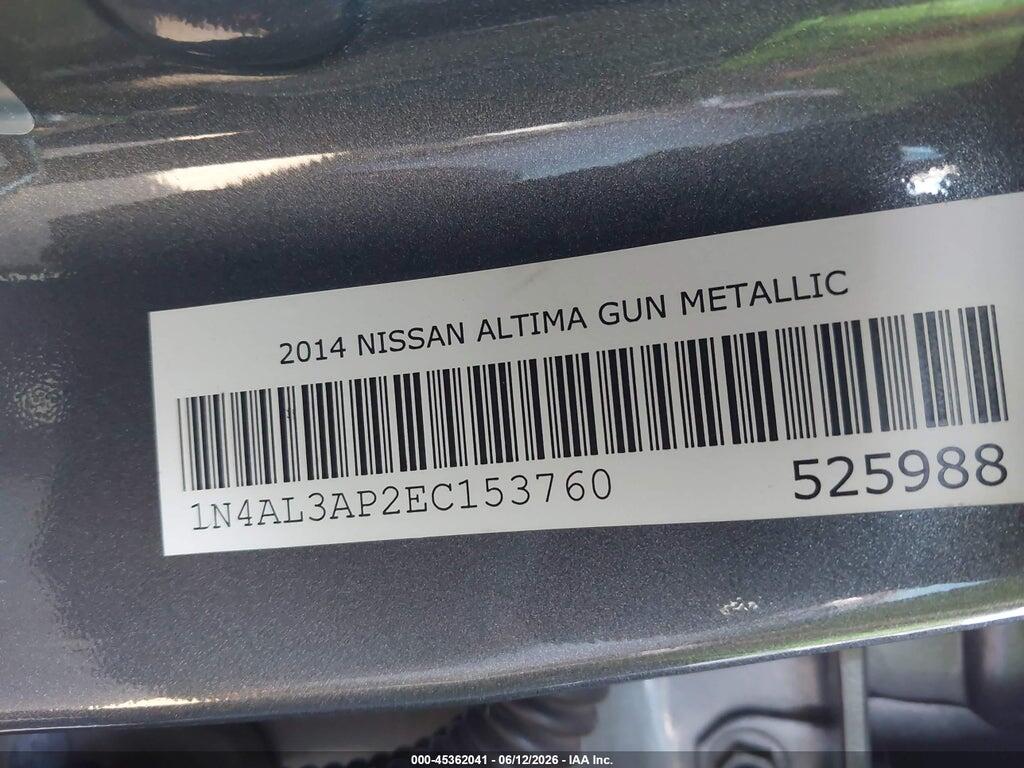 1N4AL3AP2EC153760 2014 NISSAN ALTIMA photo no. 9