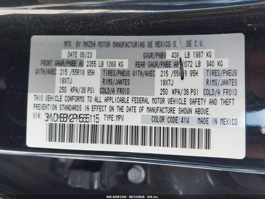 3MVDMBBM2PM565115 2023 MAZDA CX-30 photo no. 9