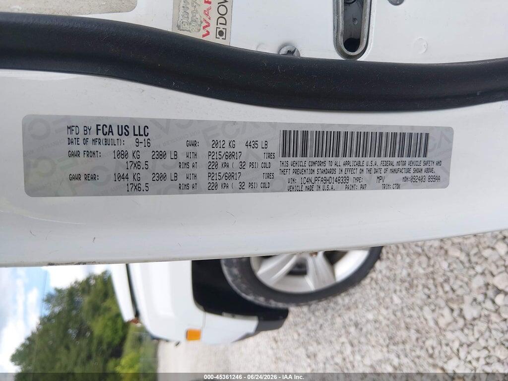 1C4NJPFA9HD148339 2017 JEEP PATRIOT photo no. 9