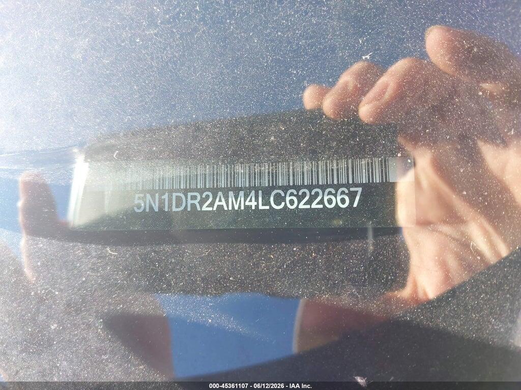 5N1DR2AM4LC622667 2020 NISSAN PATHFINDER photo no. 9