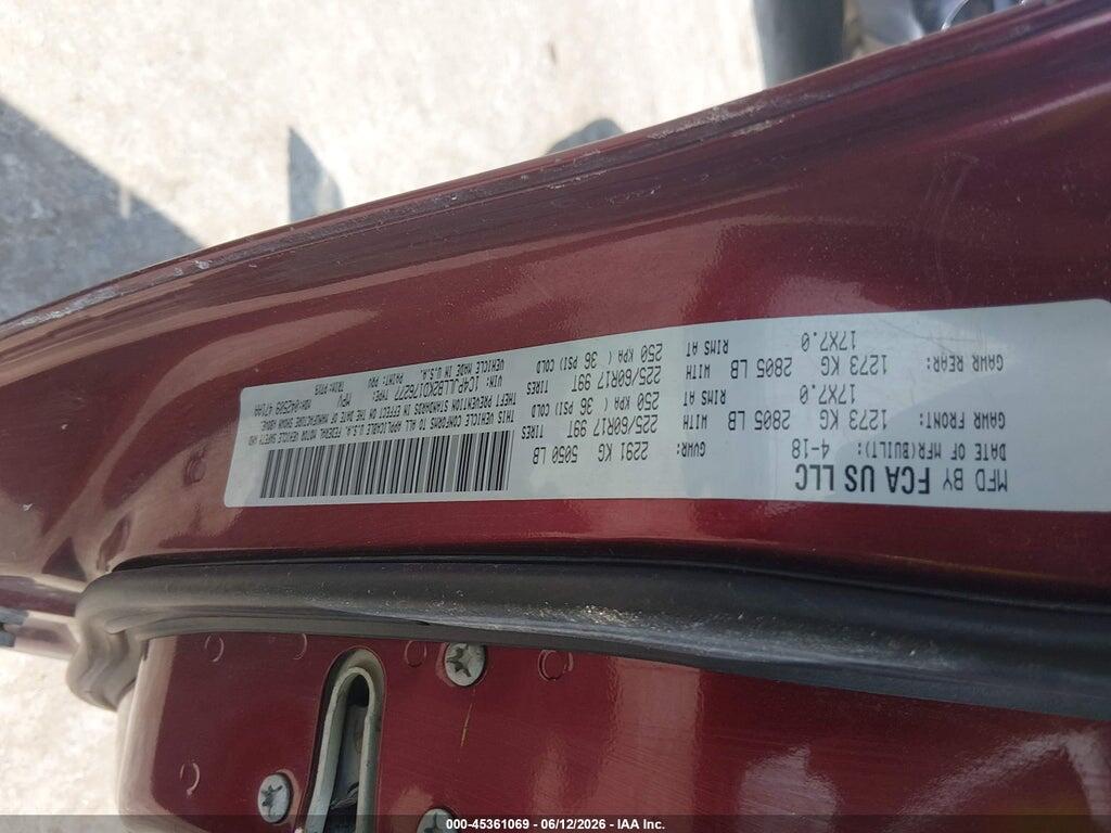 1C4PJLLB2KD176277 2019 JEEP CHEROKEE photo no. 9