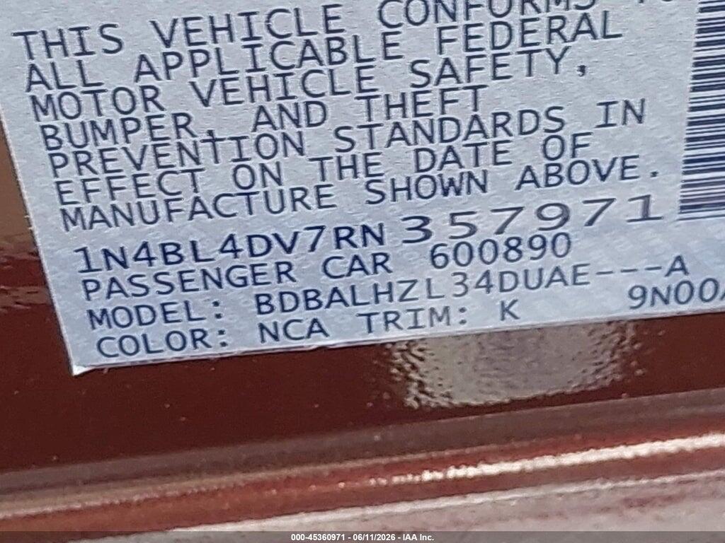 1N4BL4DV7RN357971 2024 NISSAN ALTIMA photo no. 9