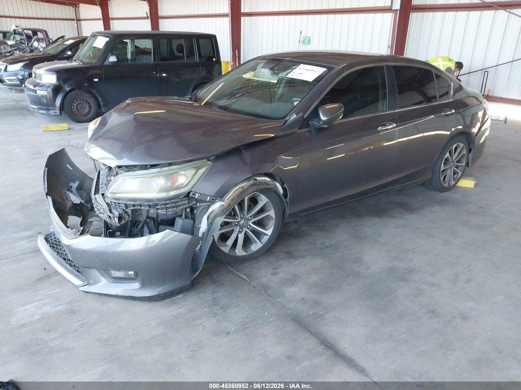1HGCR2F56EA296355 2014 HONDA ACCORD photo no. 2
