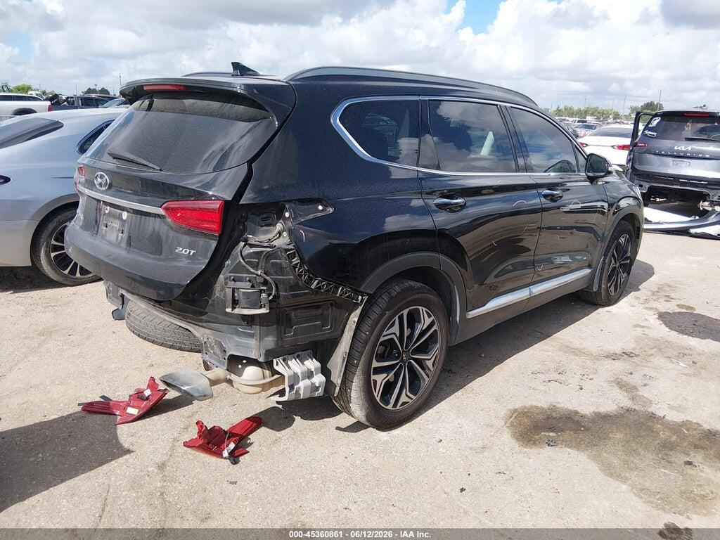 5NMS33AAXLH144412 2020 HYUNDAI SANTA FE photo no. 4
