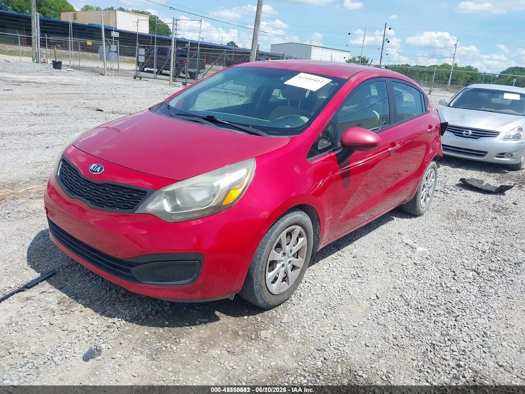 KNADM4A37D6280909 2013 KIA RIO photo no. 2