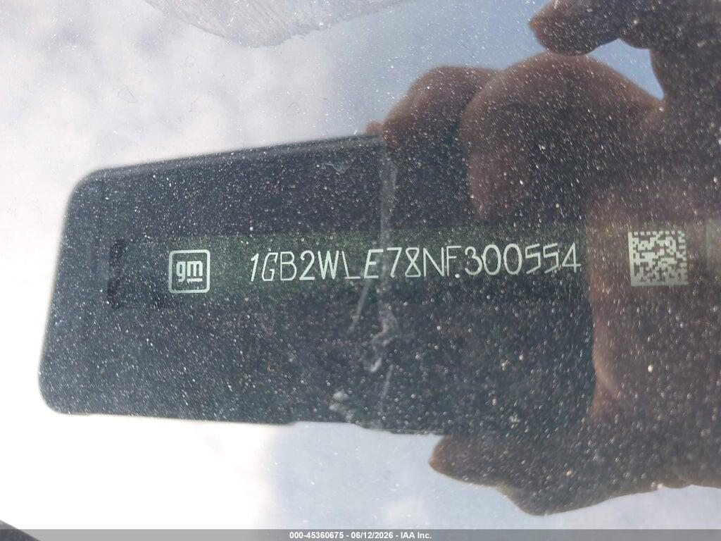 1GB2WLE78NF300554 2022 CHEVROLET SILVERADO 2500HD photo no. 9