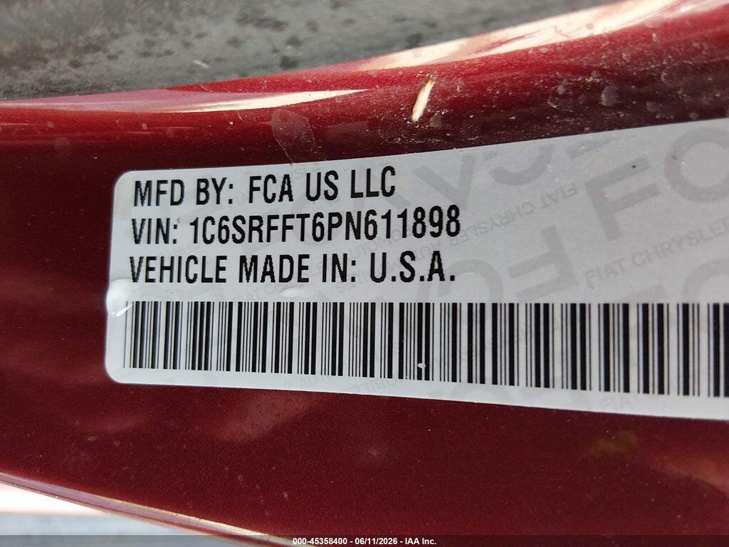 1C6SRFFT6PN611898 2023 RAM 1500 photo no. 9