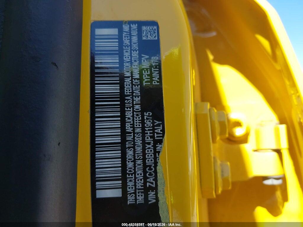 ZACCJBBBXJPH19675 2018 JEEP RENEGADE photo no. 9