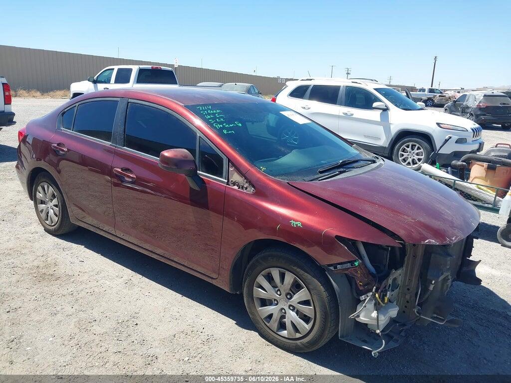 19XFB2F55CE355695 2012 HONDA CIVIC photo no. 1