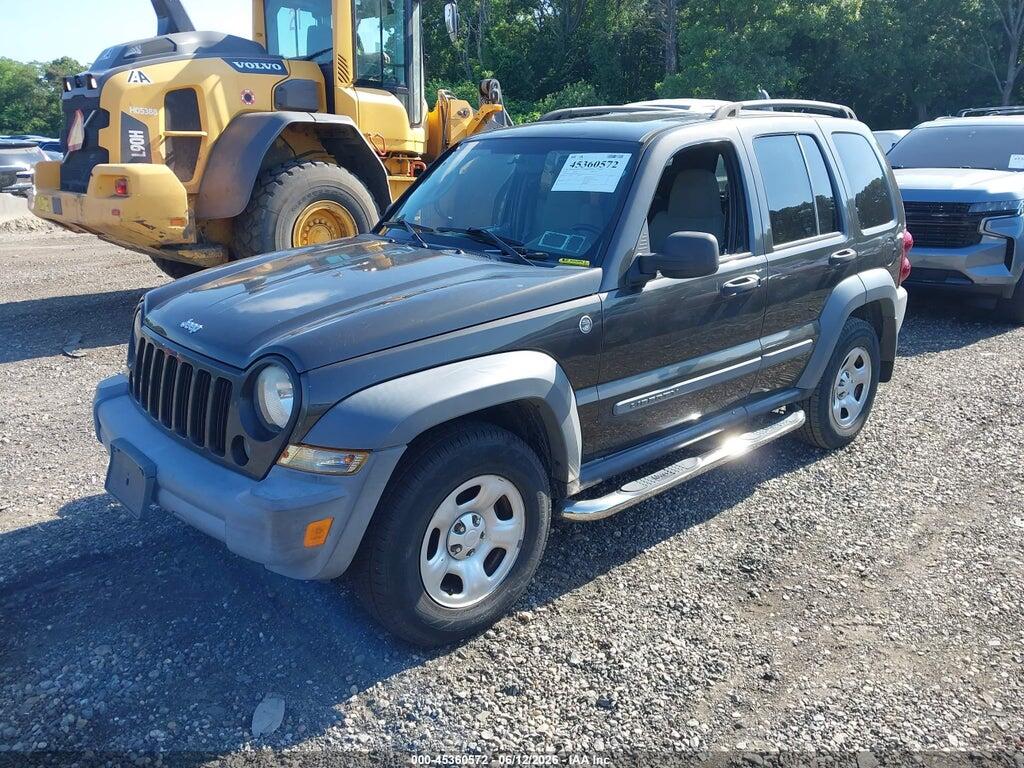 1J4GL48K45W605396 2005 JEEP LIBERTY photo no. 2