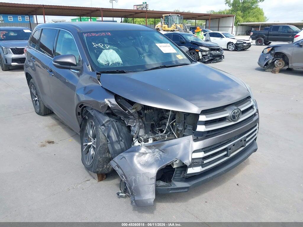 5TDZARFH3JS038892 2018 TOYOTA HIGHLANDER photo no. 1