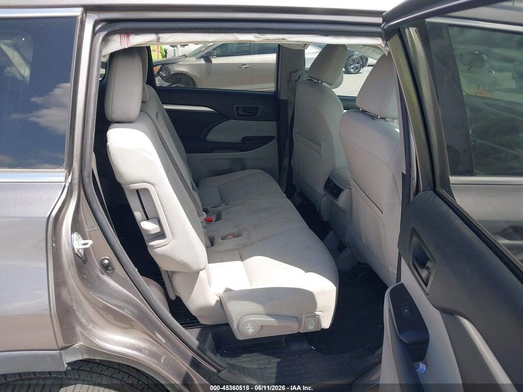 5TDZARFH3JS038892 2018 TOYOTA HIGHLANDER photo no. 8