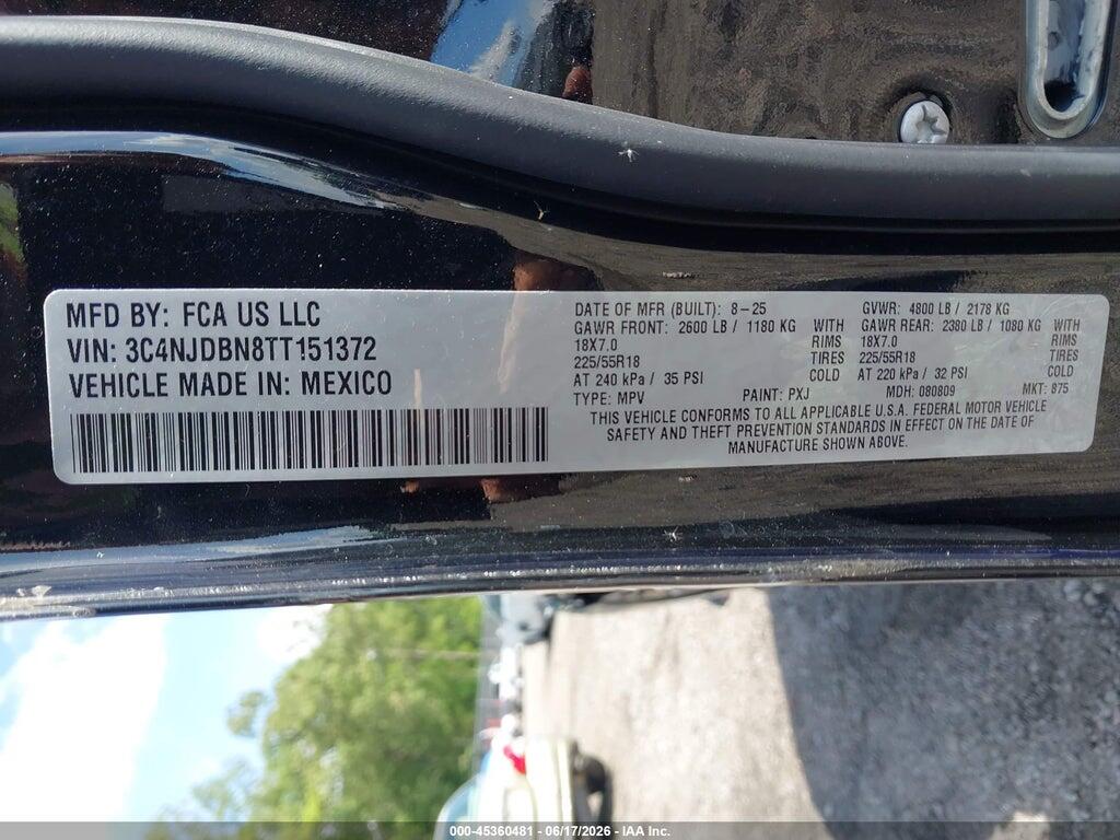 3C4NJDBN8TT151372 2026 JEEP COMPASS photo no. 9