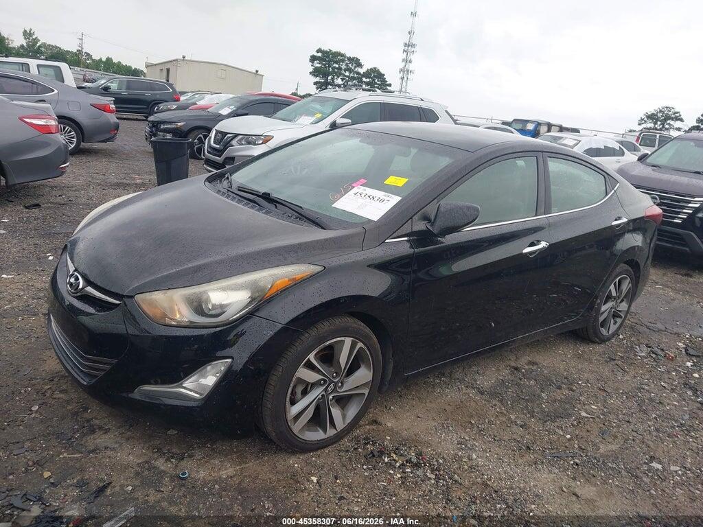 KMHDH4AE0GU594079 2016 HYUNDAI ELANTRA photo no. 2