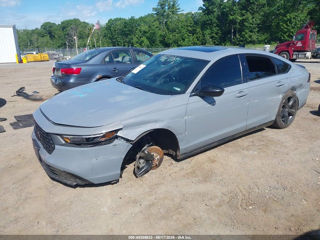 1HGCY2F70PA047136 2023 HONDA ACCORD HYBRID photo no. 2