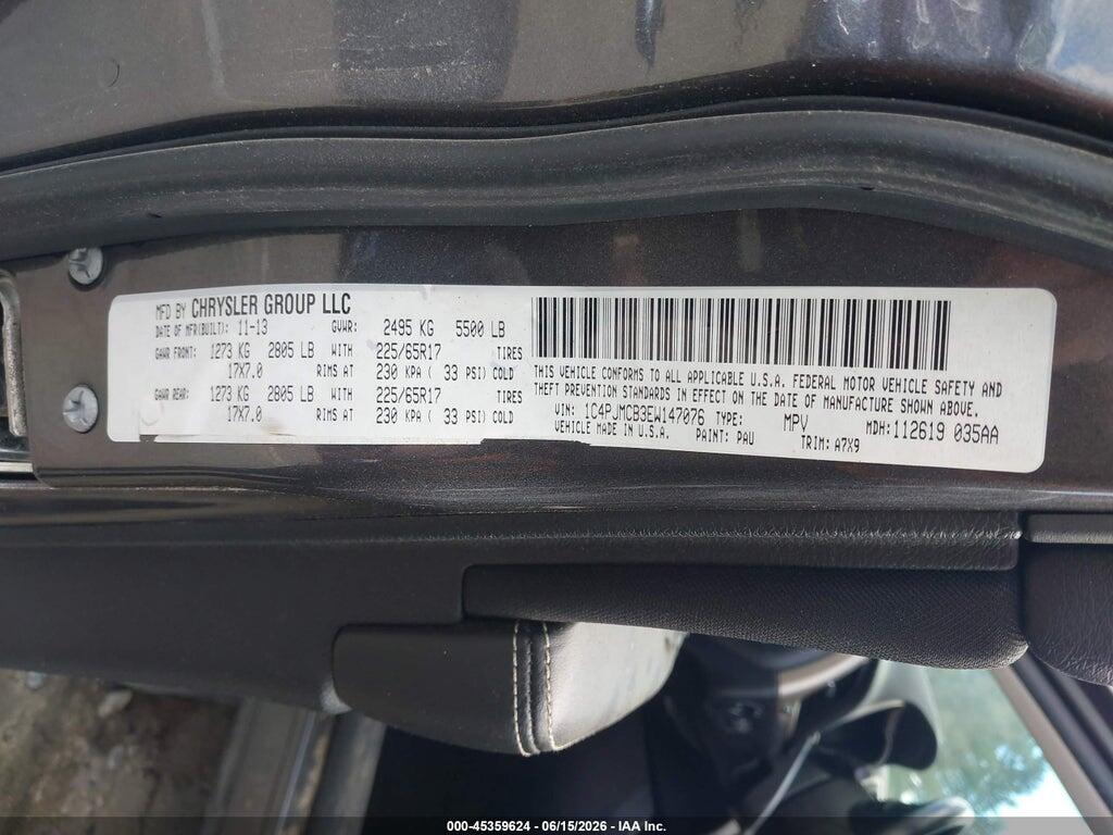 1C4PJMCB3EW147076 2014 JEEP CHEROKEE photo no. 9