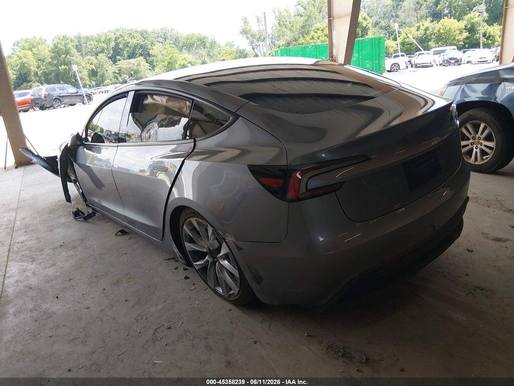 5YJ3E1EA3SF042625 2025 TESLA MODEL 3 photo no. 3