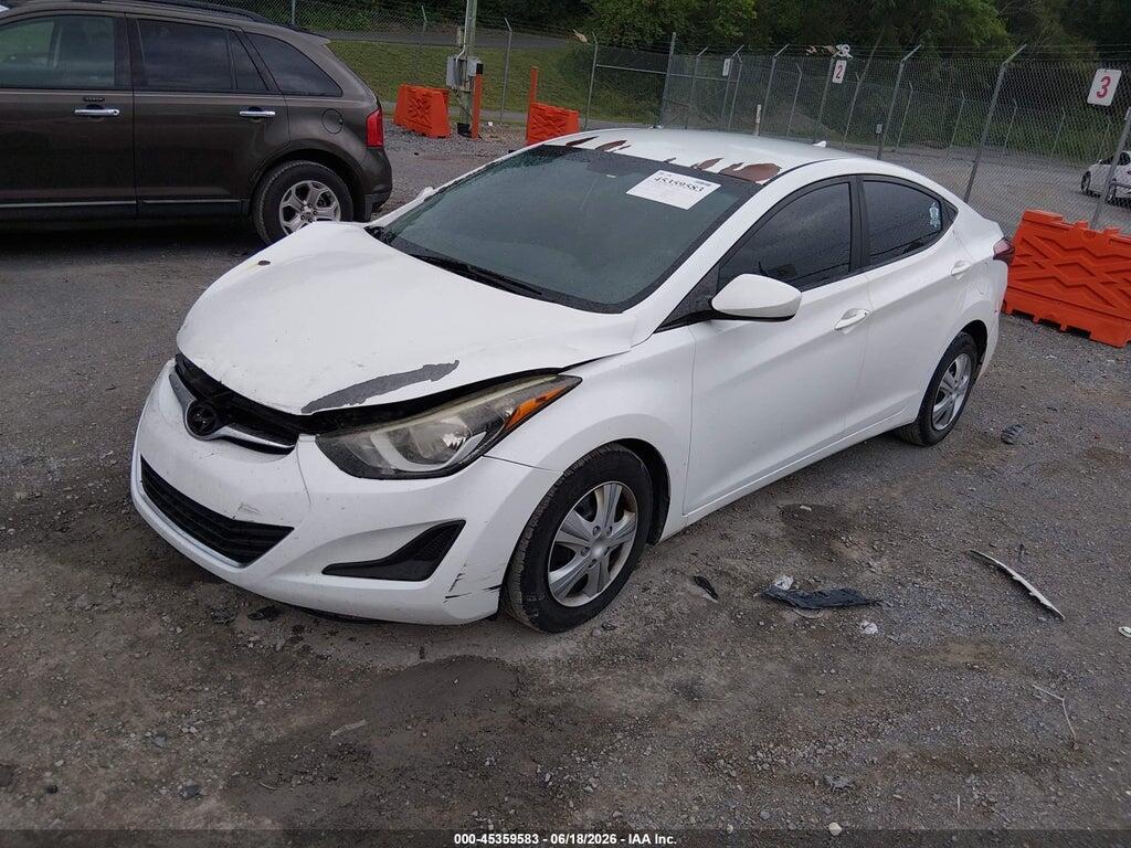 5NPDH4AE4GH690439 2016 HYUNDAI ELANTRA photo no. 2