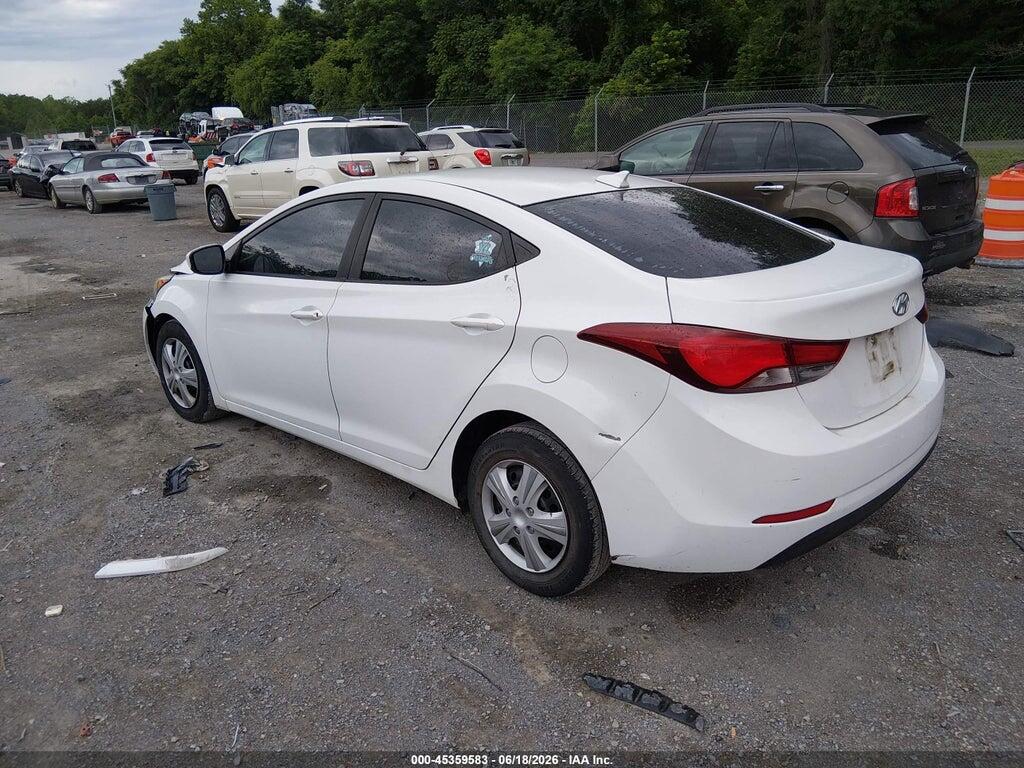 5NPDH4AE4GH690439 2016 HYUNDAI ELANTRA photo no. 3