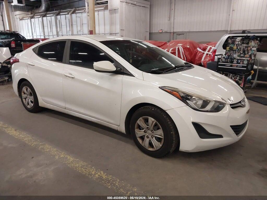 5NPDH4AE4GH695589 2016 HYUNDAI ELANTRA photo no. 1