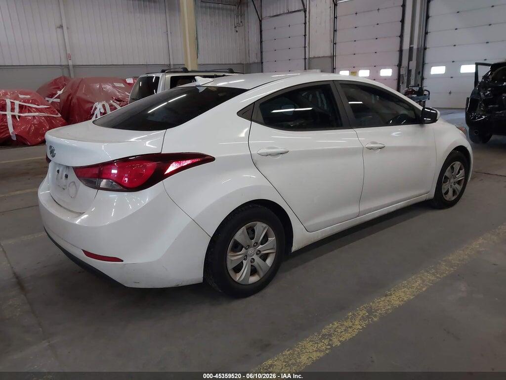 5NPDH4AE4GH695589 2016 HYUNDAI ELANTRA photo no. 4