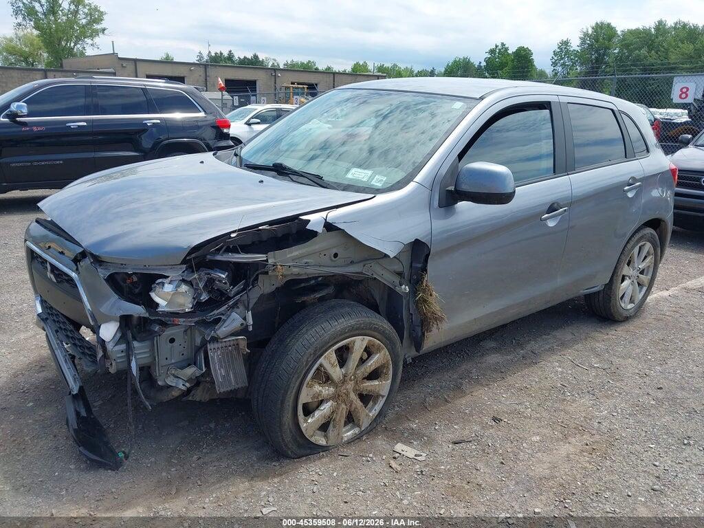 4A4AR3AWXFE058071 2015 MITSUBISHI OUTLANDER SPORT photo no. 2