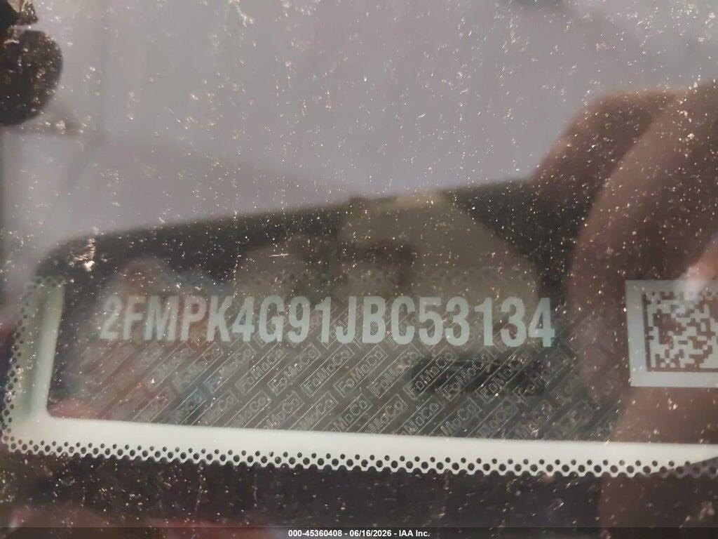 2FMPK4G91JBC53134 2018 FORD EDGE photo no. 9