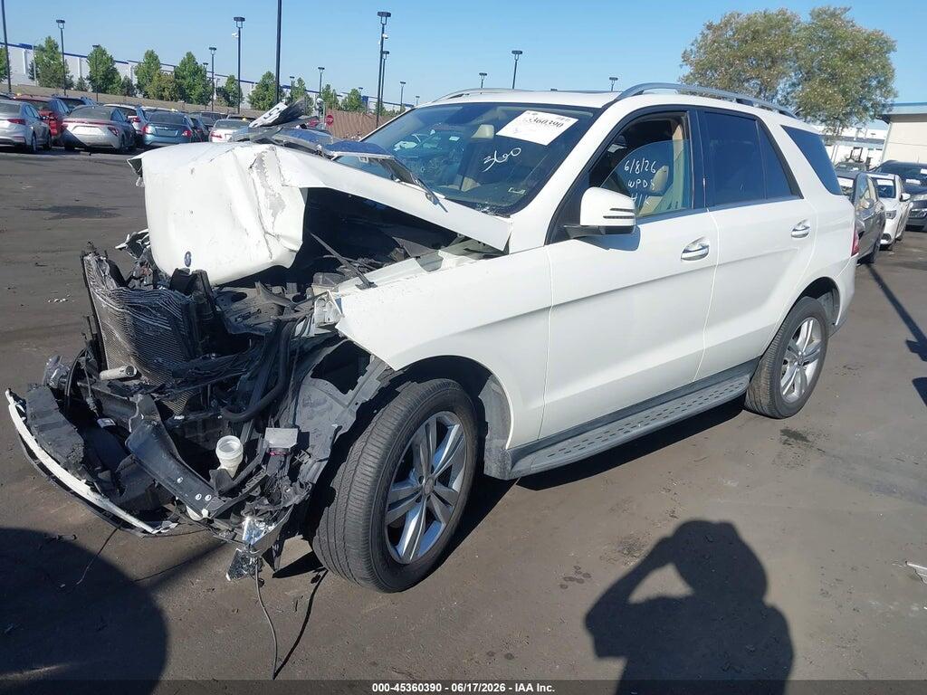 4JGDA5JB6DA227703 2013 MERCEDES-BENZ ML 350 photo no. 2